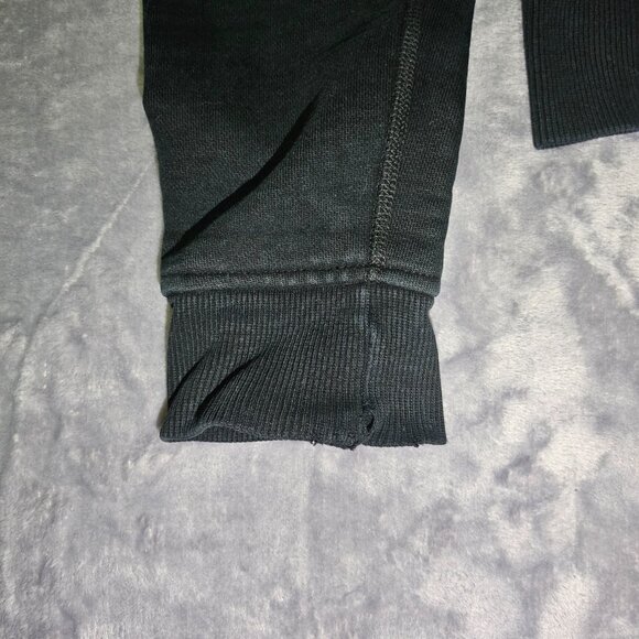 Women's Lululemon MISSING TAG Black Athletica Cropped Zip-Up Hoodie Fits XS or S - Picture 8 of 10